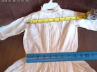 Antique Childs  large Doll Dress Edwardian White Cotton Lawn 19 l Wounded Bird