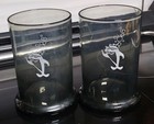   4   Vintage 1979 Starkist Charlie The Tuna Drinking Glasses Advertising Promo