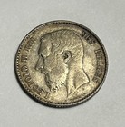 1866 Belgium    1 Franc     L  opold Ii          Silver Coin      