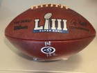 Nfl Super Bowl Liii 53 Game Used Football Psa Coa Patriots Rams    the Duke    Ball