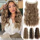 Clearance 100  Natural As Human Hair Full Head Clip In Extensions False Balayage