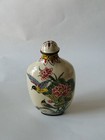 Collection Of Old Chinese Bronze Cloisonne Enamel Magpie Snuff Bottles
