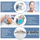 8in1 Hydra Dermabrasion Rf Microcurrent Ice Cold Hammer Meso Facial Spa Machine