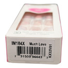 Kiss Impress No Glue Press On Nails  Much Love  Pink  Medium Almond  30 Ct