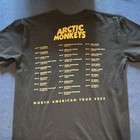 Arctic Monkeys North American Tour 2023 T-shirt Small Black 80  Cotton