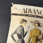 Vintage 50 s Advance Sewing Pattern 8238 Misses Size 14 Dress Htf Rare