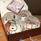 Peanuts Snoopy 4pc Box Set Bowls For Cereal soup stew With Four Different Design