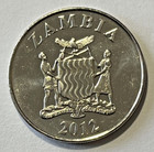 2012 Zambia 1 Kwacha Coin Zambian Chaplin s Barbet Bird Animal Wildlife