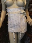 Vintage Kellogg Long Line Corset Floral Design Waist Cincher Girdle With Garters