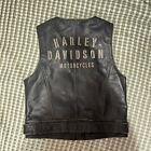 Vintage Harley Davidson Genuine Leather Crusader Vest Men s Large