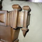 Antique Copper Downspout Leader Head Box Ornate