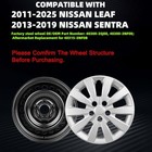 Wheel Hubcaps For 2011-2025 Nissan Leaf  2013-2019 Nissan Sentra 16 Inch Wheel 