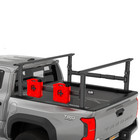 Adjustable Bed Rack Base W  Side Bars For Tacoma Gladiator Overland Cargo Mount