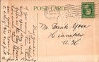 Vintage 1912 Easter Postcard Purple Flowers In Egg Antique Floral