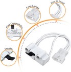 2pcs 3406107 Dryer Door Switch Replacement Exact Fit For Whirlpool Kenmore Dryer