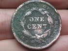 1841 Braided Hair Large Cent Penny  Small Date  Vg fine Details