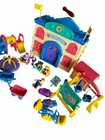 90 s Vtg Keenway My Kindergarten Playset W Accessories  Playground Family Train