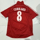 Liverpool 2006 2008 Home Football Shirt Soccer Jersey Adidas  8 Gerrard Size L 