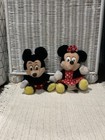 Mickey   Minnie Mouse Plush Set Disneyland Walt Disney World Vintage