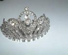 Tiara Rhinestone Crown Wedding Bridal Headpiece Pageant Princess