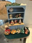 Hallmark 1994 Keepsake Mrs  Claus  Cupboard Ornaments   Display Piece Signatures