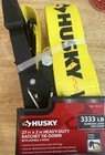 Husky Ratchet Tie Down Straps 3333 Lbs 27 Ft  X 2 In Heavy Duty Double J Hook