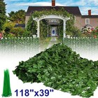 Artificial Faux Ivy Privacy Screen Fence Greenery Vines Leaf Garden Home Decor