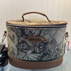 Vintage American Tourister Tapestry Train Case Cosmetic Makeup Travel Bag