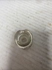 Vintage Clear Glass Bottle 2 25    2 1 4    8 Sided Chip In Rim Old