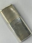 Unusual Antique Art Deco 1900s Solid Sterling Silver Cigarette Match Stick Case