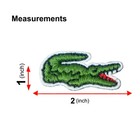Lacoste Alligator Patches   Embroidered Logo     Iron sew On   2-pack