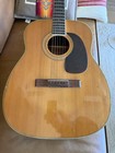 Vintage H7032 Airline Jumbo Acoustic Guitar Made By Harmony As-found Estate Item