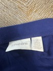 Chico   s Blue Full Maxi Skirt Sz 2 Elastic Waist36    Length 40    95 rayon5  Spandex