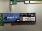  2  Linksys Wireless-g Wmp54g Pci Network Adapter 2 4ghz 802 11g