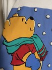 Vintage Winnie The Pooh Shirt Adult Large White Winter Snow 90s Made In Usa