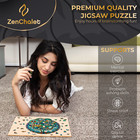 Wooden Jigsaw Puzzle For Adults By Zenchalet - 200 Pieces - Floral Retro