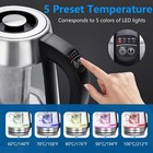 1500w Electric Kettle  Tea Kettle With Temperature Control And Tea Infuser