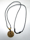 Tibetan Buddhist Sacred Organic Recycled Bone Adjustable Pendant Necklace Nepal