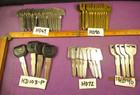 47 Pc New Old Stock Honda Hd69  Hd90  Hd103 P  72 Key Blanks Nickle Brass Ilco 