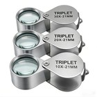 New 30x Jewelers Loupe Magnifier Jewelry Coin Loop Magnifying Glass Eye Pocket 