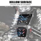 Radiator Mud Cover Shield Protection For Honda Trx 450 Er Electric Start Black