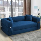 80  Convertible Sofa Bed Corduroy Boneless Couch Pull Out Bed Futon Sleeper Sofa