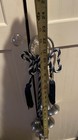 Silver Christmas Bells Navy silver Door Hanger  Hanging Heavy Duty Ringing Decor