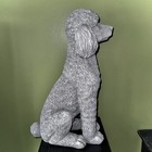 New Poodle Curly Hair Dog Statue 20    Outdoor Decor