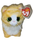 Ty Beanie Baby Babies Melanie The Gold Tabby Kitty Cat 6  New Stuffed Animal Toy