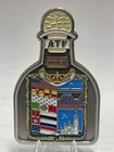 Rare Atf Police Special Agent Laredo Challenge Coin  tequila Bottle 
