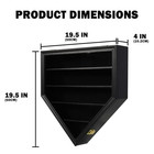 Baseball Display Case Holders For Balls With 21 Black Finish