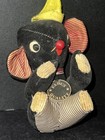 Vintage Mid Century Stuffed Animal Japan Famus Quality Mouse  1950s