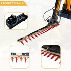 Mini Excavator 60  Hedge Trimmer Attachment Hydraulic Grass Brush Cutter