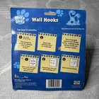 New Sealed Vintage Nickelodeon Blues Clues Wall Hooks 1999